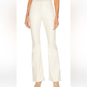 MOTHER Cream Boot Cut Pants